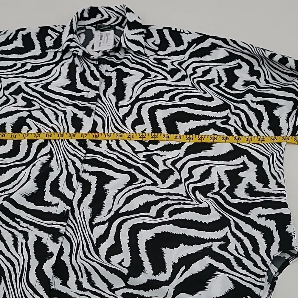 💫Black & WhiteTop Tunic Camellia By Affection Christina Zebra Print💫 - Picture 14 of 16